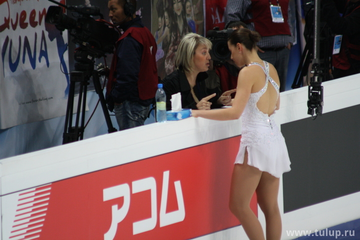 Синтия Фанёф (Cynthia Phaneuf) и её тренер Анна Бараби (Annie Barabe), перед стартом