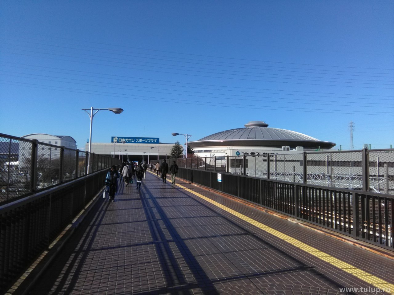 Вид на арену со второго этажа станции